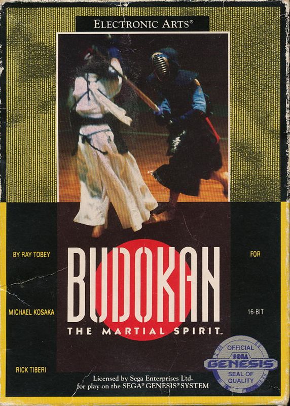 Budokan: The Martial Spirit box art for Sega Genesis
